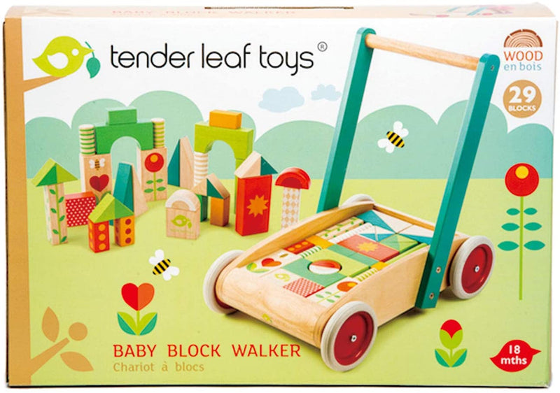 Tender Leaf Toys Carretto Baby Block Walker